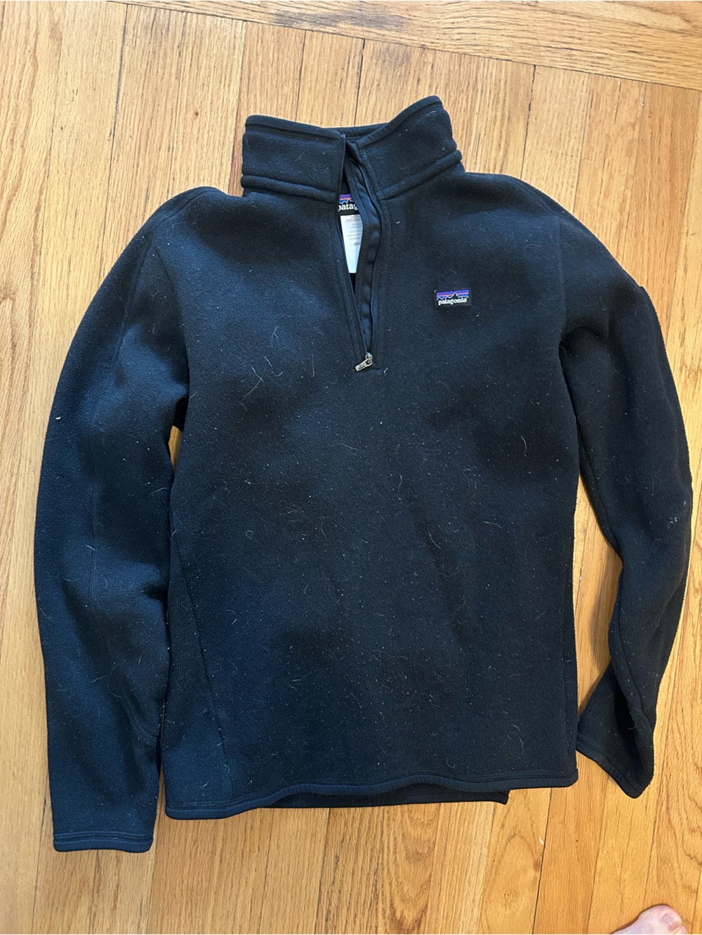 Patagonia Black Half-Zip Fleece Pullover